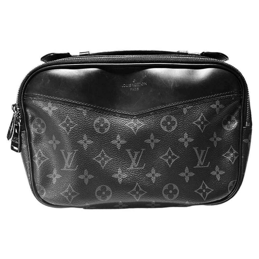 Louis Vuitton Monogram Eclipse Bum Bag Body Bag Black